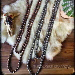 Navajo Inspired Pearl Necklace
